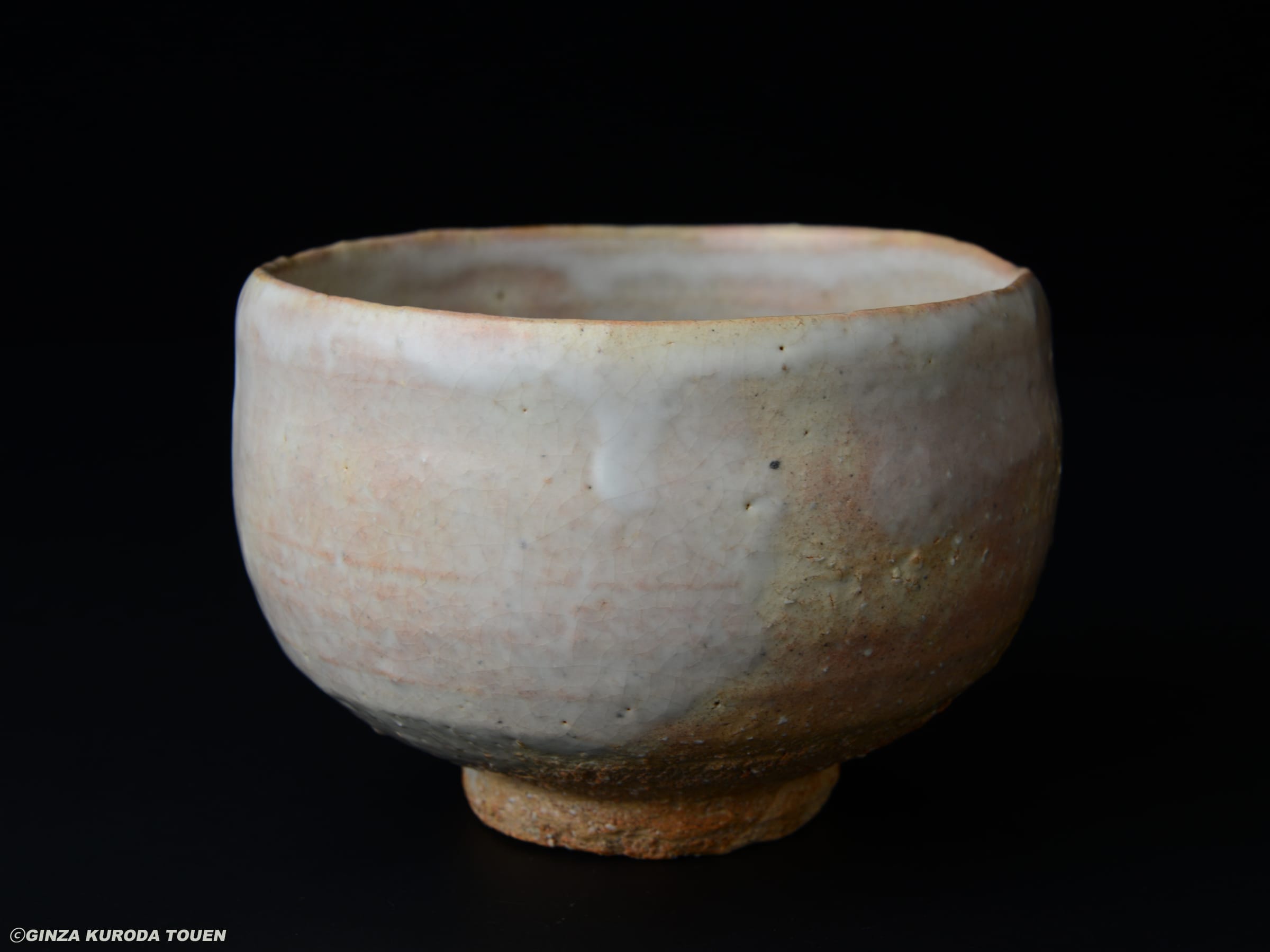 Kyuwa Miwa: Tea bowl, Hagi type | GINZA KURODA TOUEN