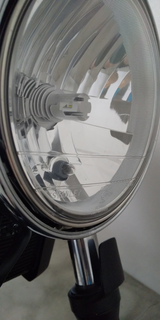 SV650ABS('20) LEDヘッドライト LEDポジション球(シャロンS)取り付け