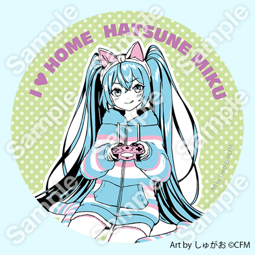 初音ミク バーチャルくじ しゅがお BIG缶バッジC 初音ミク バーチャル