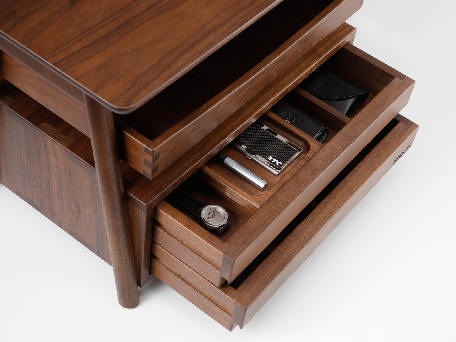 nepros neXT チェスト Walnut (4段3引出し) | KTCツール
