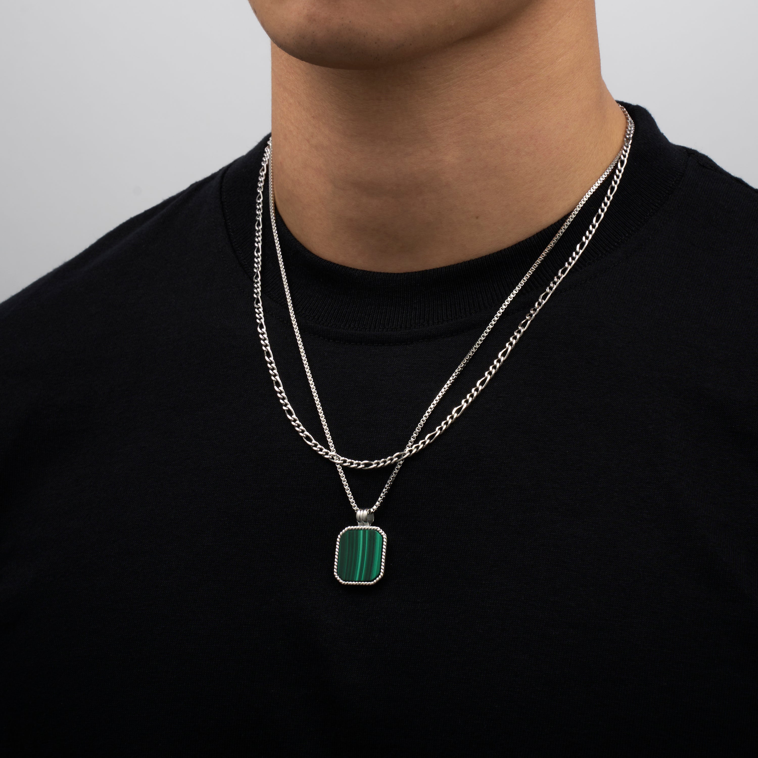 Pendant × Chain (Silver) – KY9 JM