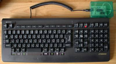 X68000のキーボードをPCで使用 (PIC16C84)