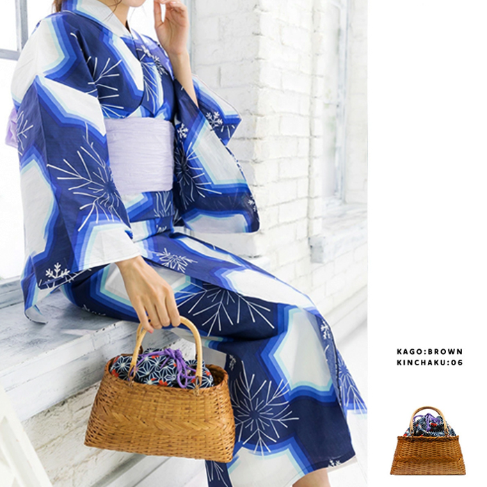 カゴバッグ kg10) 浴衣 巾着 かご巾着 レディース 12colors(rg