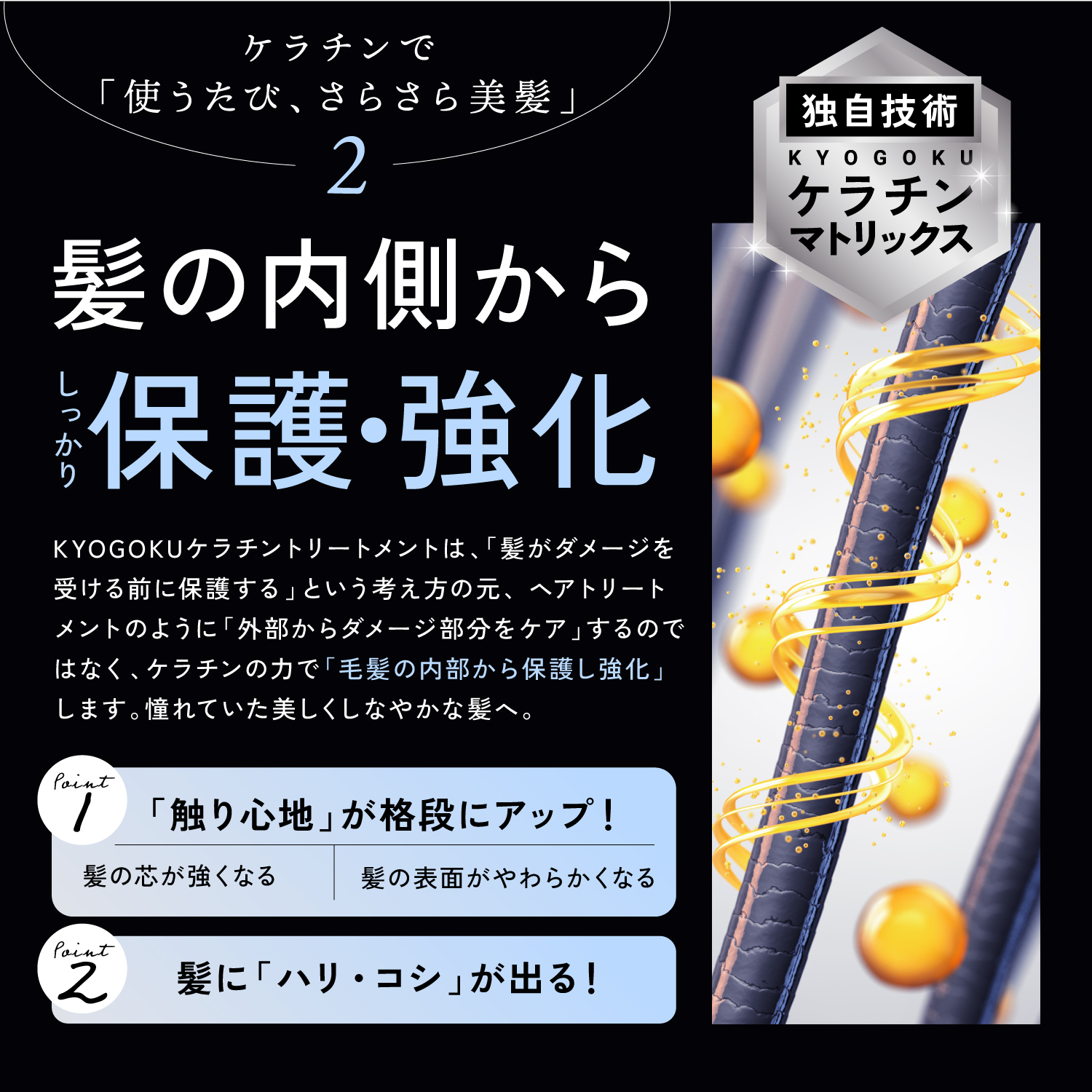 Kyogoku Professional / KYOGOKU ケラチンブースト＋トリートメント 3g