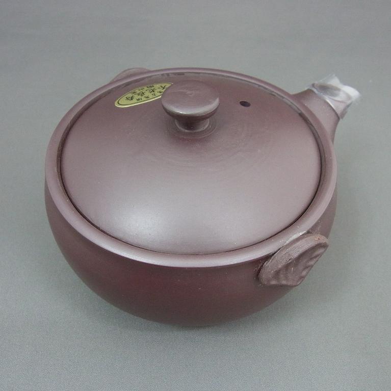 萬古焼 宝瓶型 急須（紫泥）｜茶器・煎茶道具｜京なごみオンラインショップ