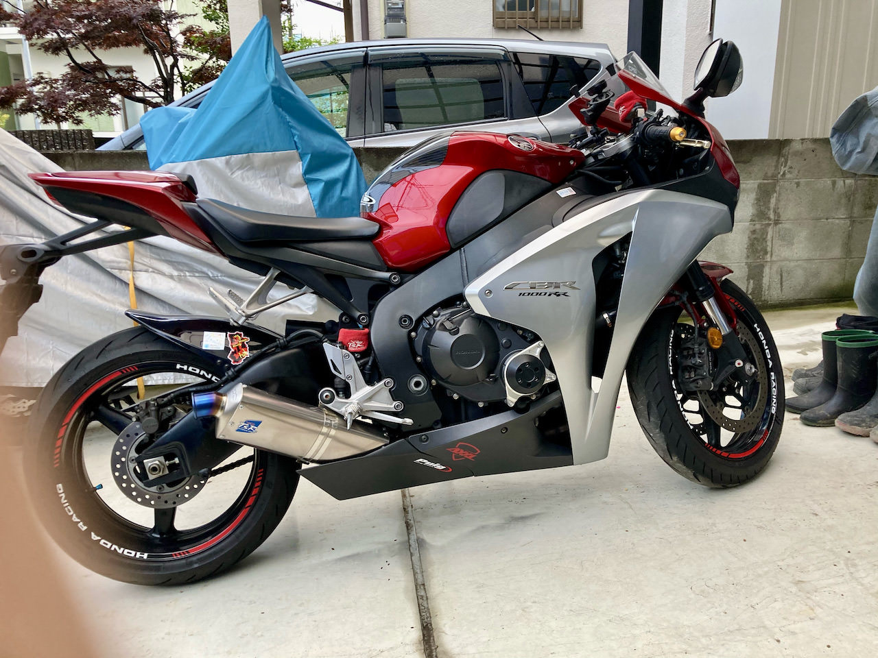 車検！CBR1000RR 08 純正マフラーに戻す！ | KY blog Styles