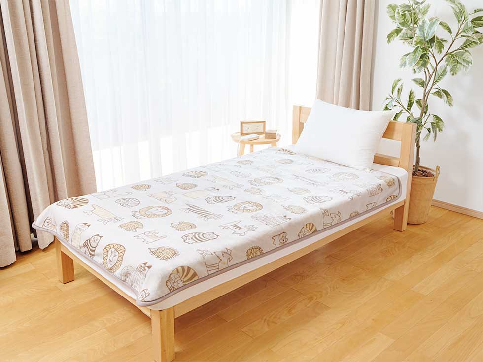 電気毛布(掛け敷き)リサ・ラーソン188x120cmKDK-L504 | コイズミ