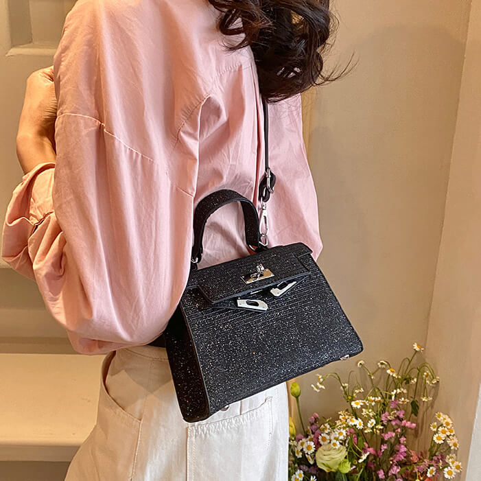 ラメフラップショルダーバッグ – L LABEL