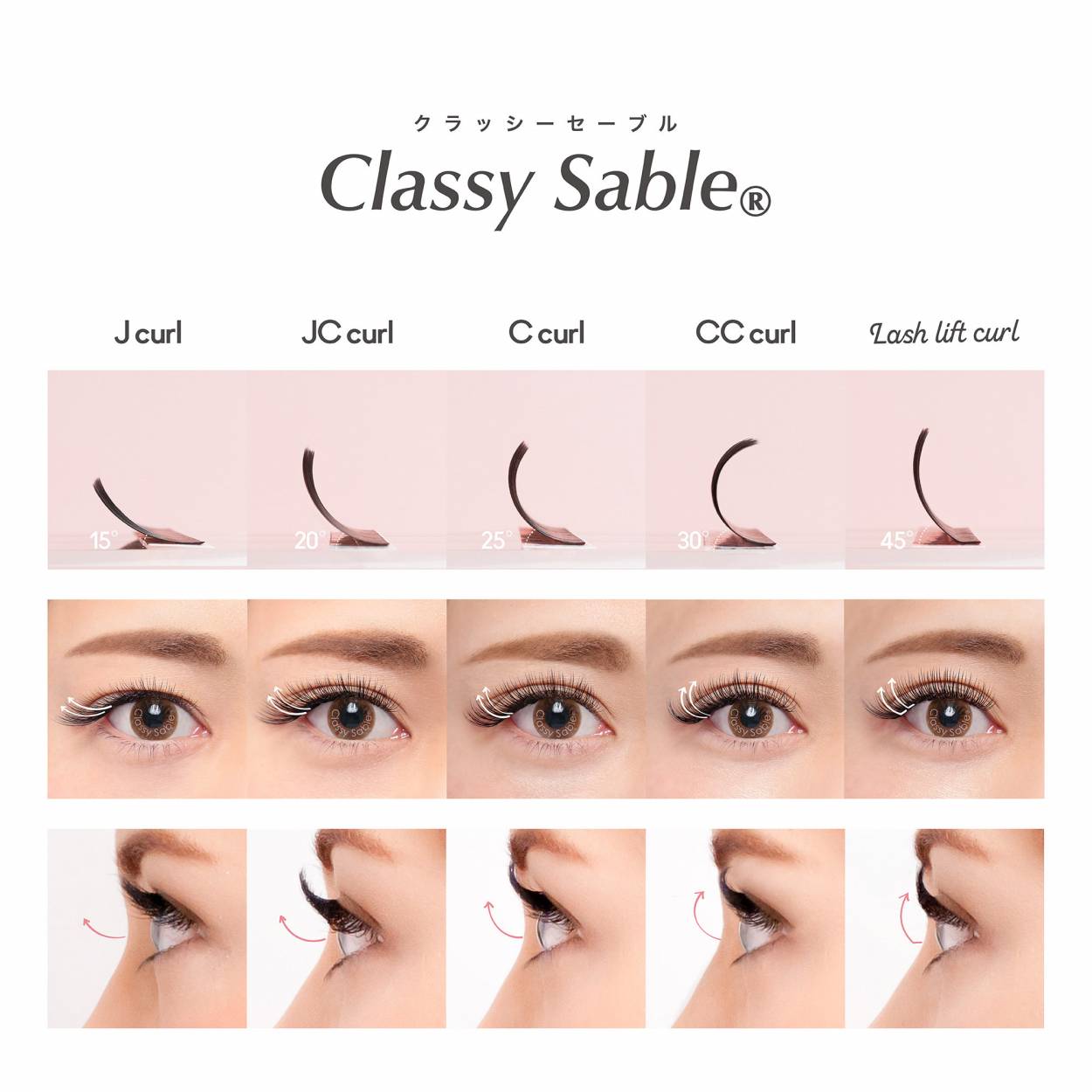 フラット【Mix】8-15mm / Ladycoco公式ストアのまつげエクステ商材