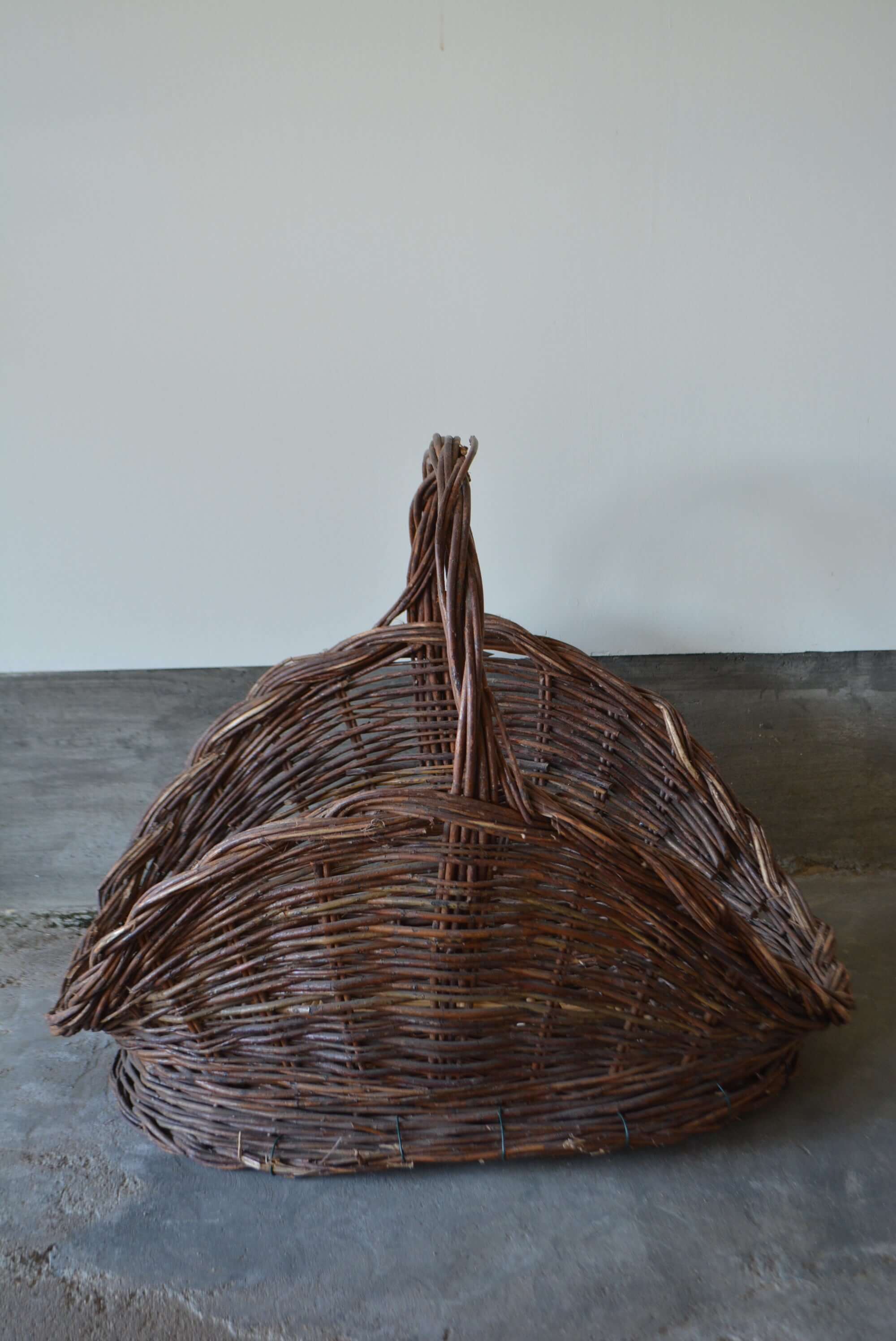 BIG ラタン パニエ フレンチバスケット I 藤/フランスブロカント