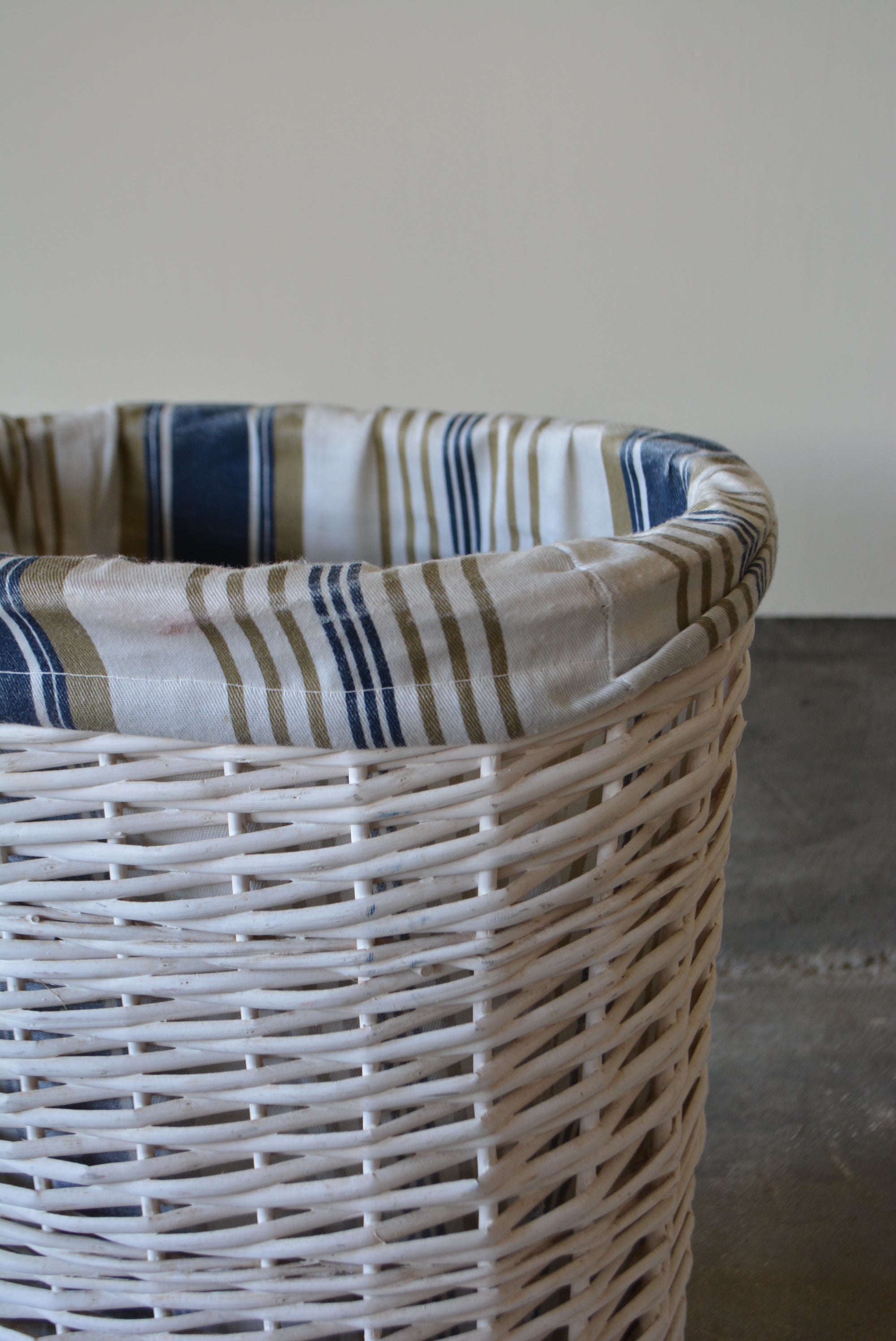 ラタン パニエ フレンチバスケット K 藤/フランスブロカント