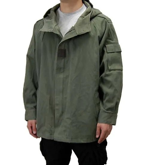 訳あり】フランス軍 OD F-2 マイクロパーカー ライナー付 USED 422UD