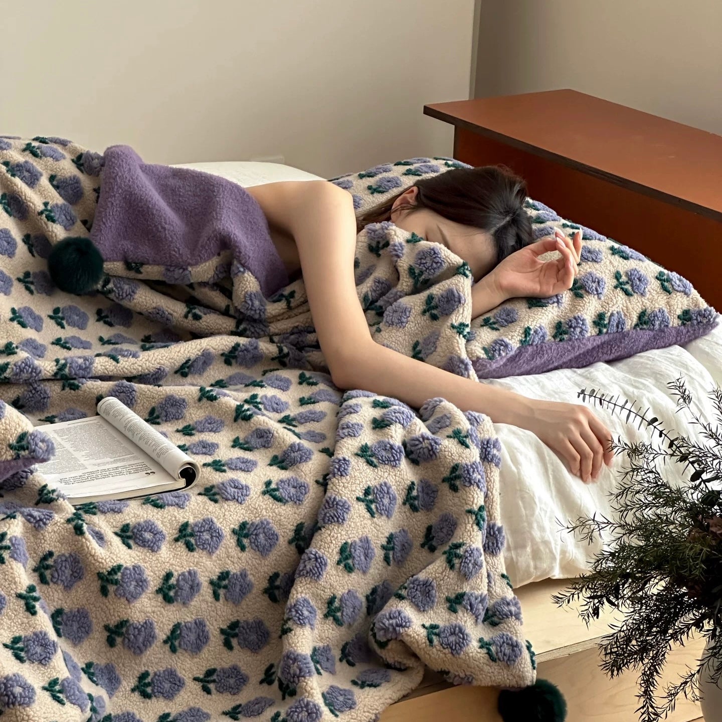 natural organic flower blanket (5design) オールシーズン使える万能