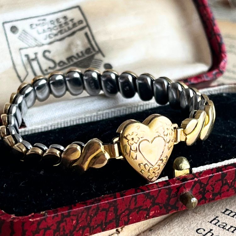 ブレス】Sweet Heart スウィートハート ミニハート 1/20 10K etched