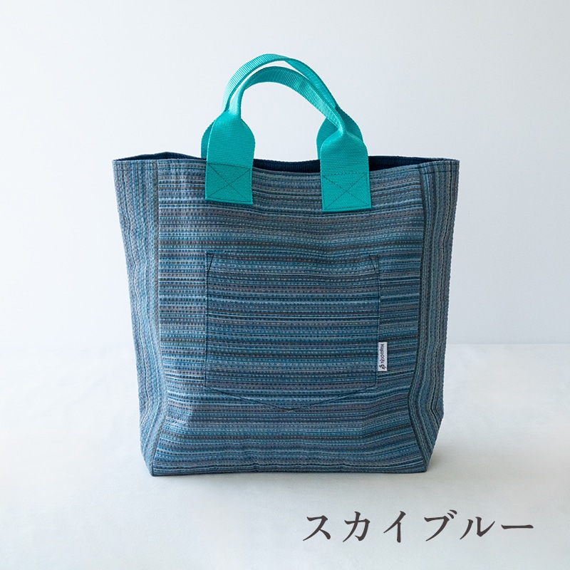 阿波しじら織・カラフルトートバッグ（大） | Lacycle mall