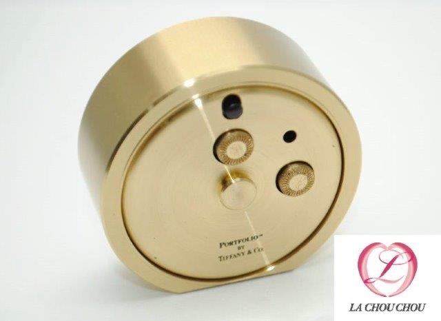 ティファニー TIFFANY GP ポートフォリオ クロック 置時計 クォーツ