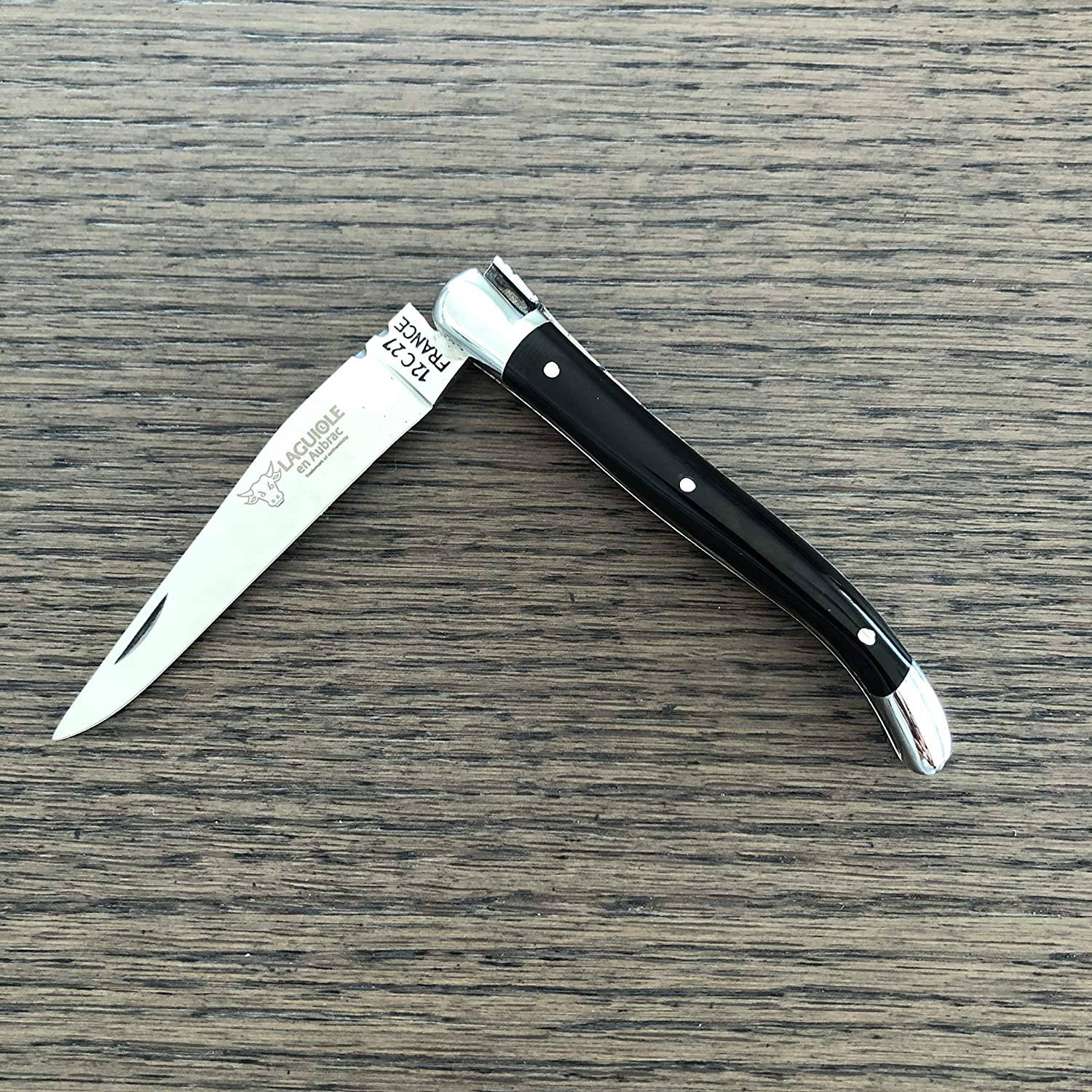 Laguiole en Aubrac Handcrafted Plated Multipurpose Knife, Buffalo