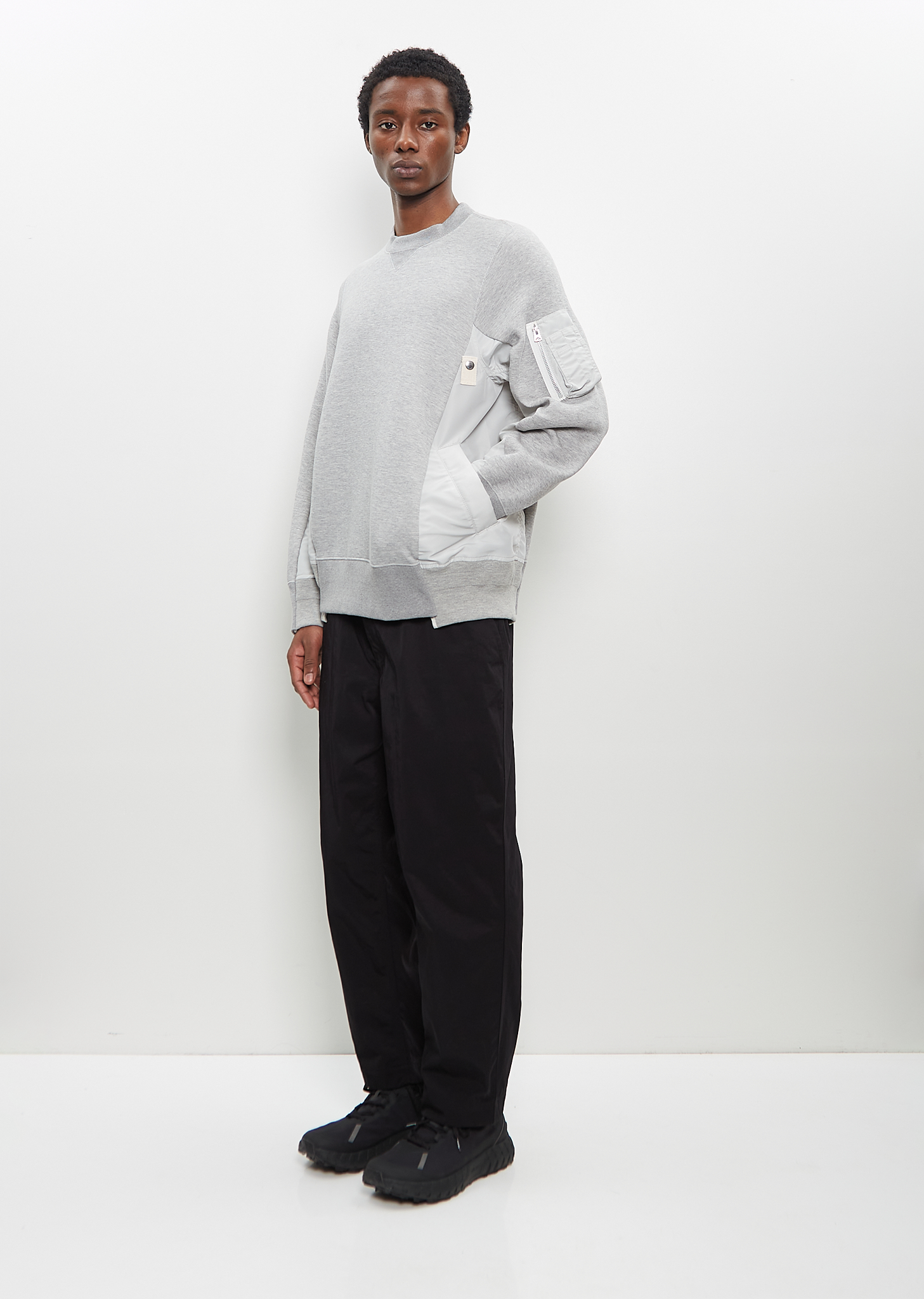 Sponge Sweat x Nylon Twill Pullover – La Garçonne