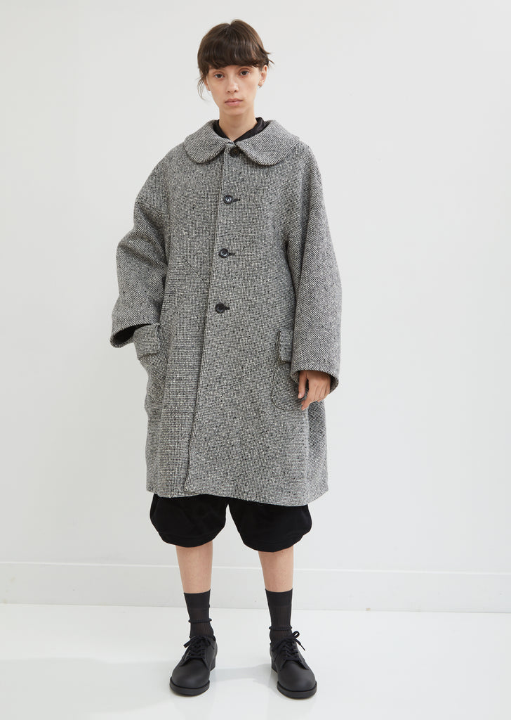 Wool Herringbone Tweed Coat by Comme Des Garçons Comme Des Garçons
