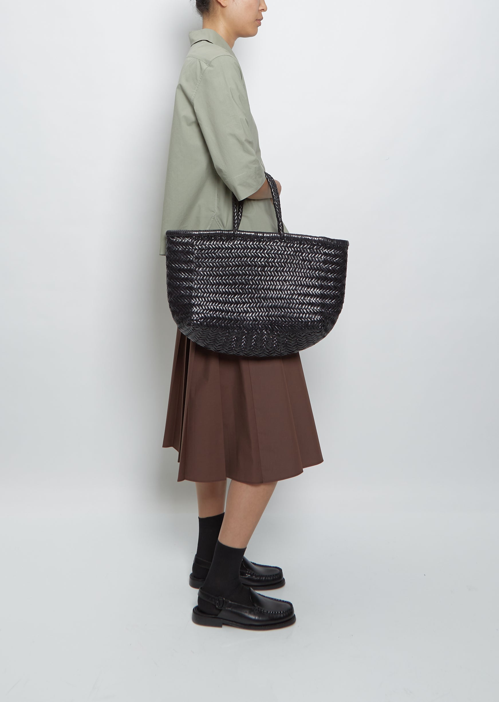 Bamboo Triple Jump Bag — Black – La Garçonne