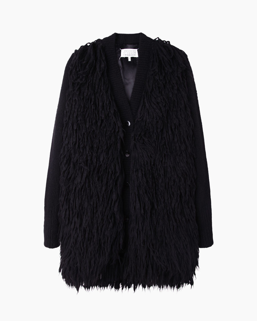 Shaggy Cardigan – La Garçonne