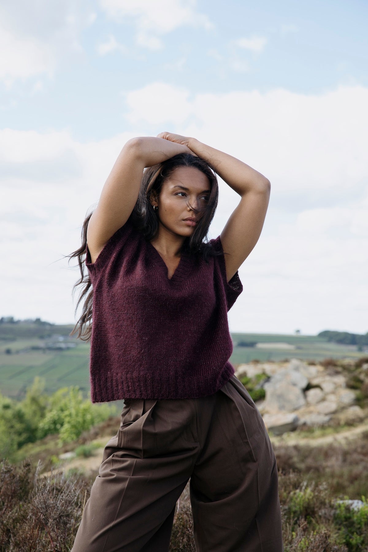 Moorberry Vest Knitting Pattern | Designed by Jonna Helin – Laine