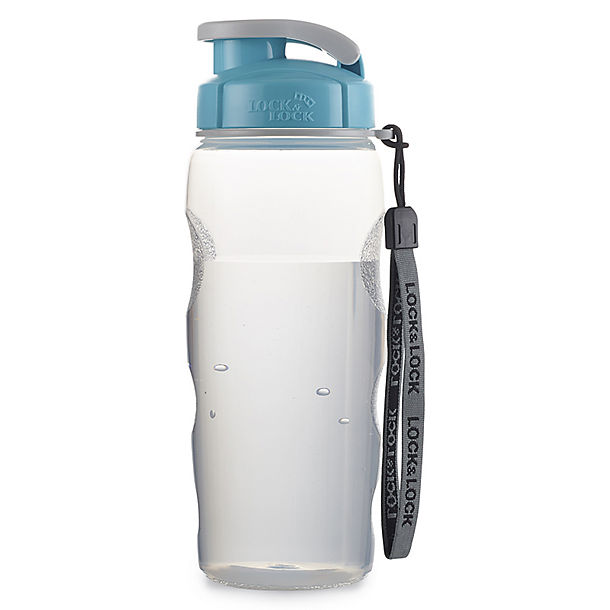 Lock & Lock Turquoise Sports Bottle & Carry Strap 0.5L | Lakeland