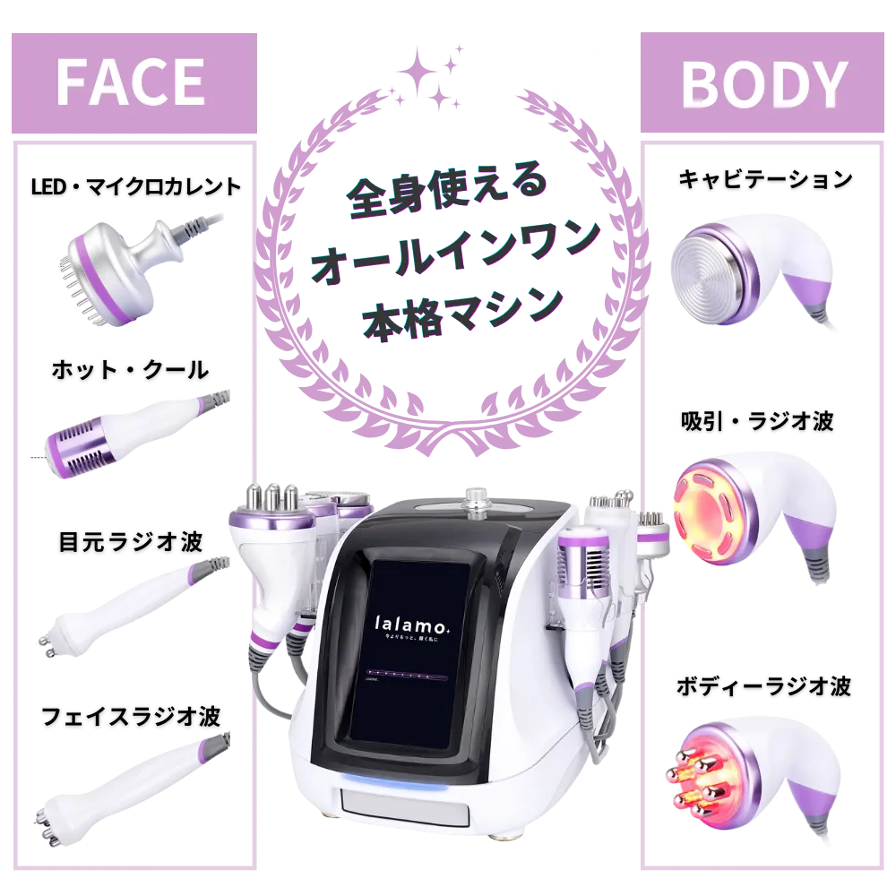 噂の美活マシンをご自宅にお届け！1ヶ月から本格エステマシンをレンタル！