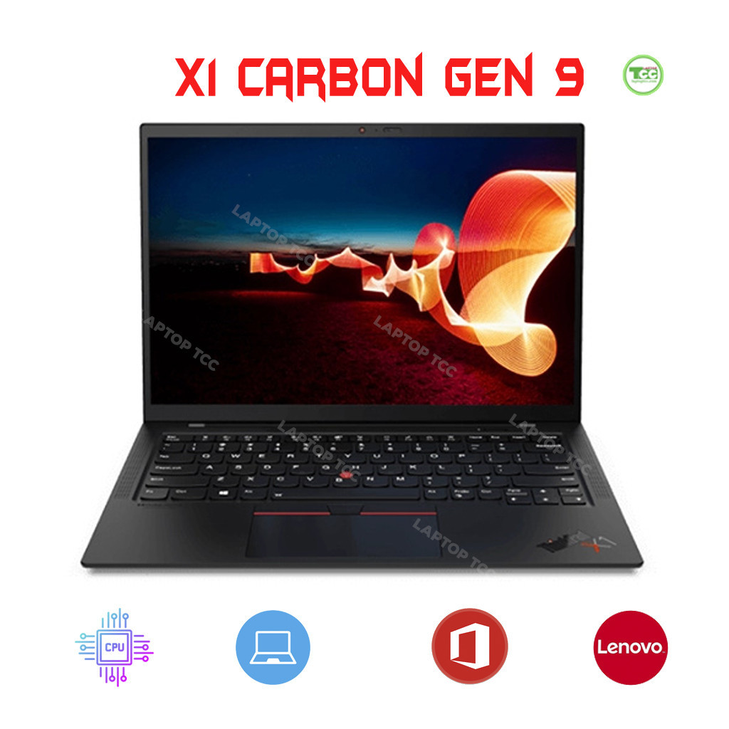 Lenovo Thinkpad X1 Carbon Gen 9 Core i5 - 1135G7, Ram 16GB, SSD