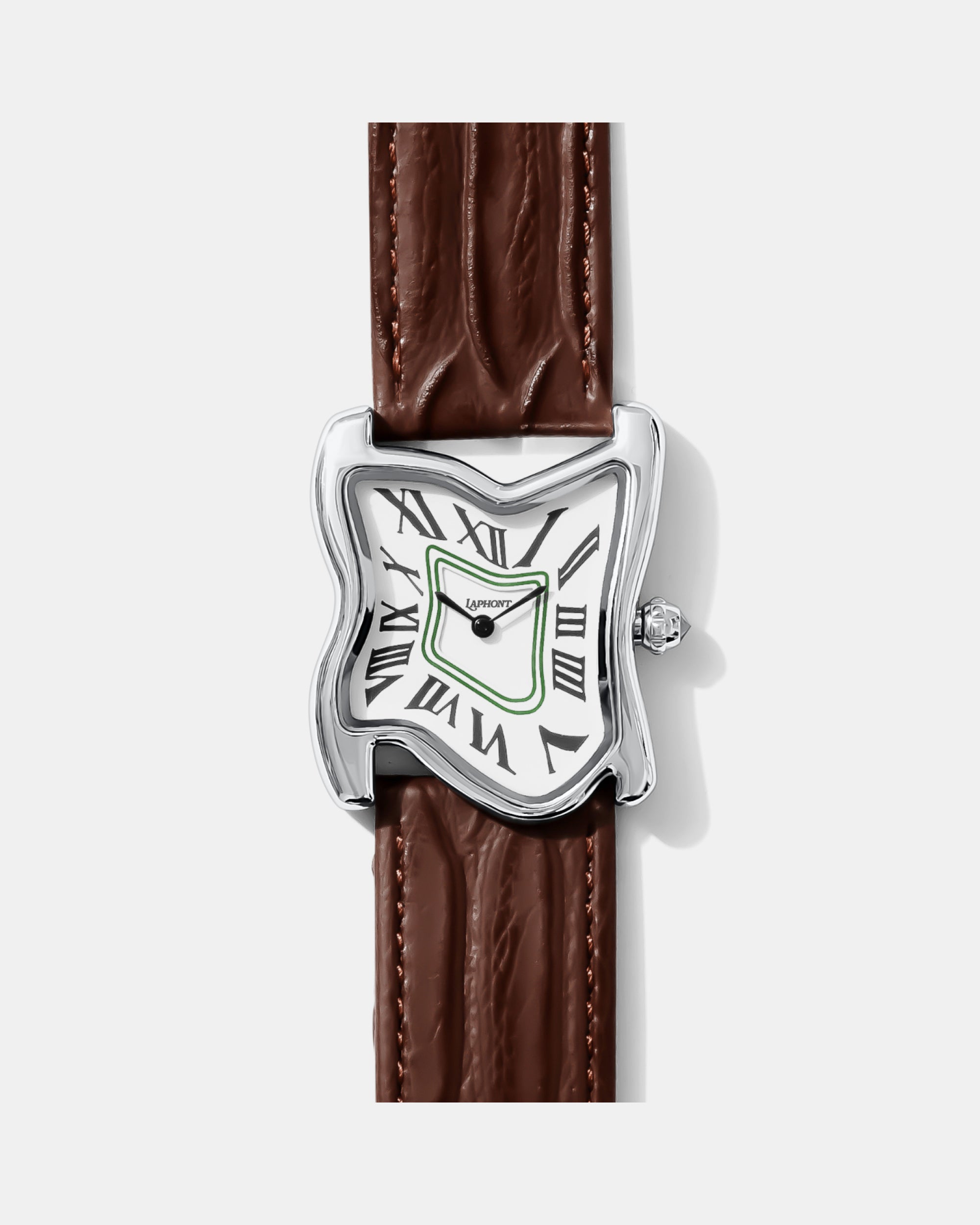 Square Melting Watch Large Silver – Laphont