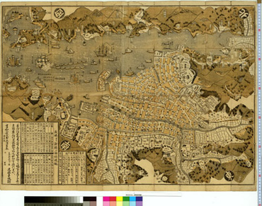 肥前長嵜圖｜所蔵地図データベース