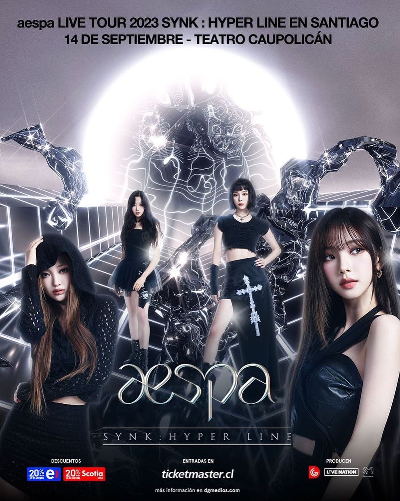 aespa LIVE TOUR 2023 SYNK : HYPER LINE at Teatro Caupolicán