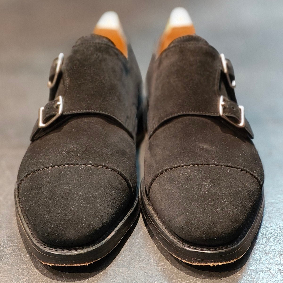 使用数回 【JOHN LOBB】ジョンロブ ウィリアム ダブルモンク スエード