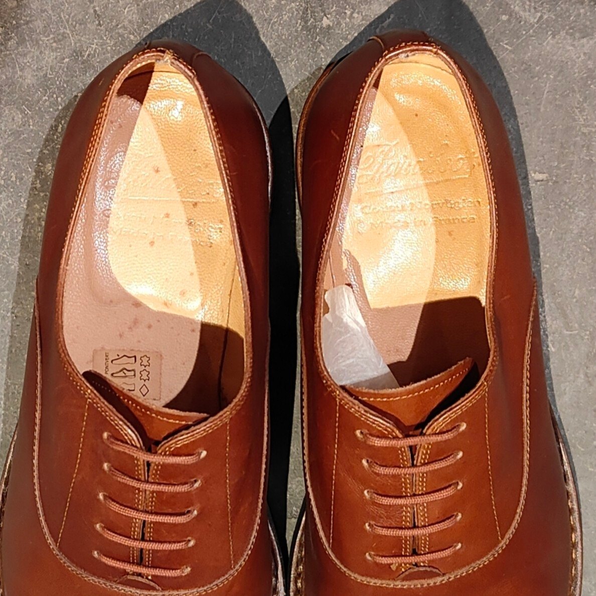 Paraboot】パラブーツ モンターニュ ストレートチップ ブラウン サイズ