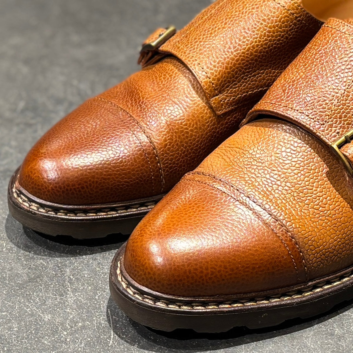 Paraboot】パラブーツ レザーシューズ ウィリアム ダブルモンク