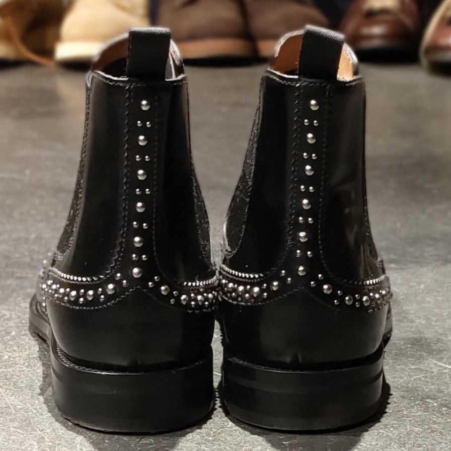 極美品【Church's】チャーチ ケッツビー サイドゴアブーツ スタッズ