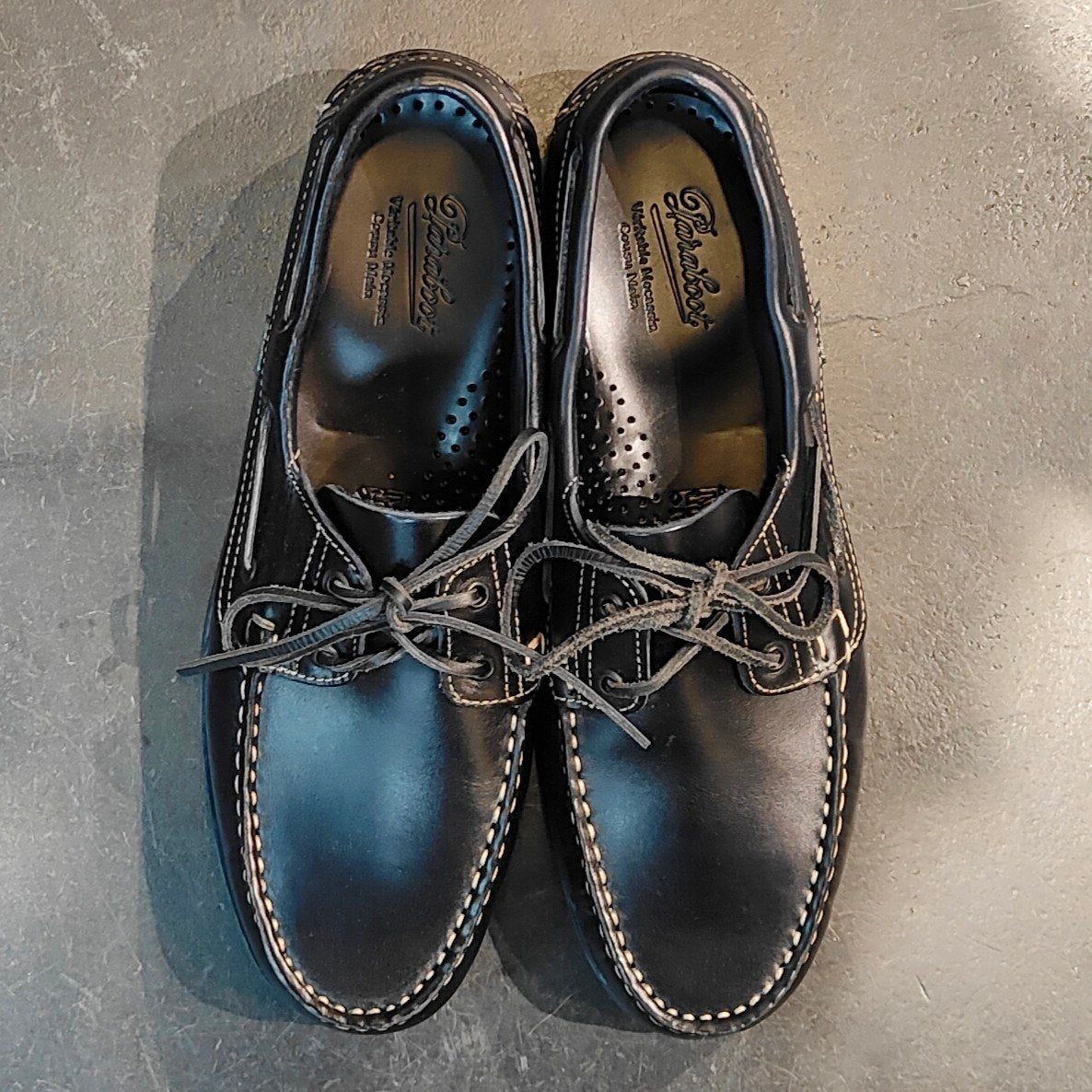 試着程度 【Paraboot】パラブーツ バース デッキシューズ カーフ