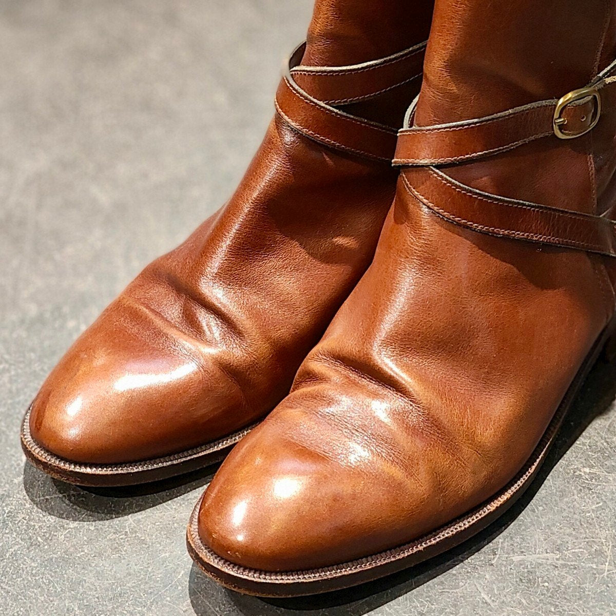 希少 【TANINO CRISCI】タニノクリスチー ジョッパーブーツ カーフ