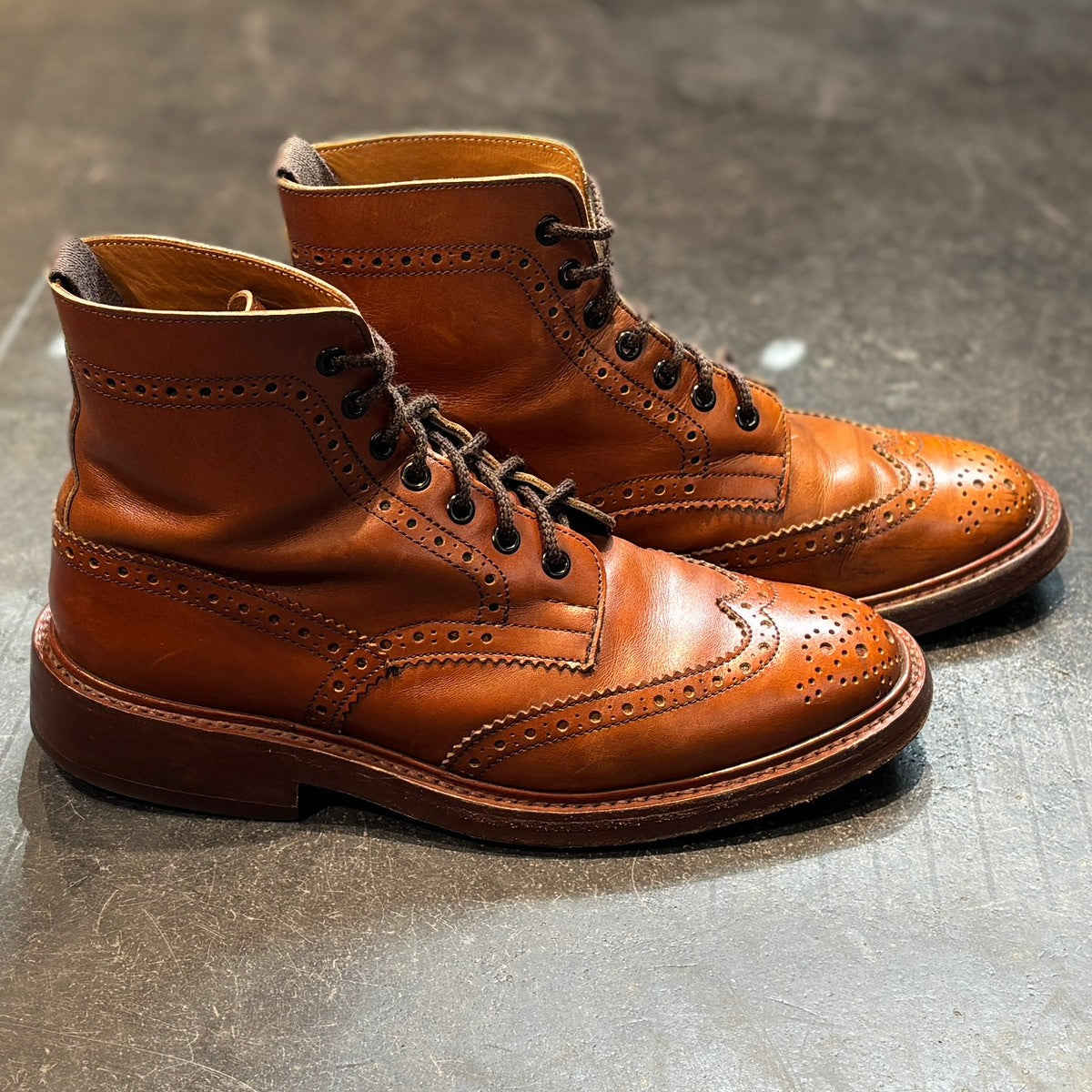 Tricker's】トリッカーズ モールトン M2508 カントリーブーツ ウイング