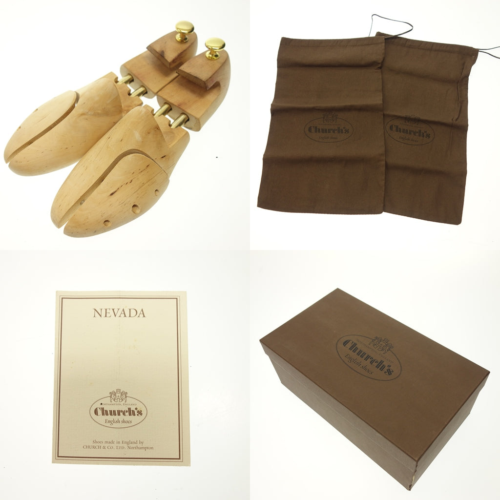 Churchs】チャーチ BRISBANE フルブローグ カーフ ブラウン サイズ UK7