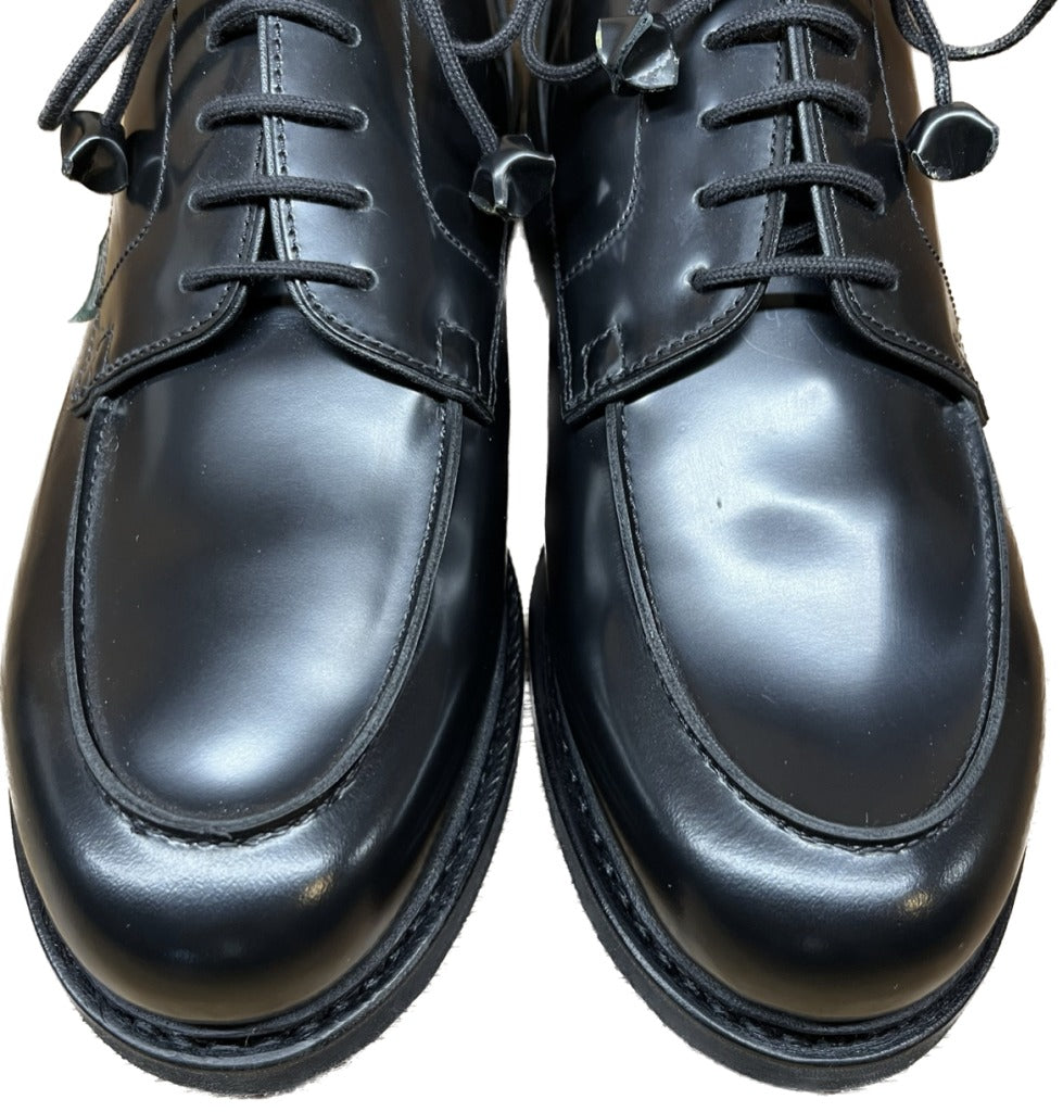 Paraboot】パラブーツ シャンボード Uチップ ガラスレザー ブラック