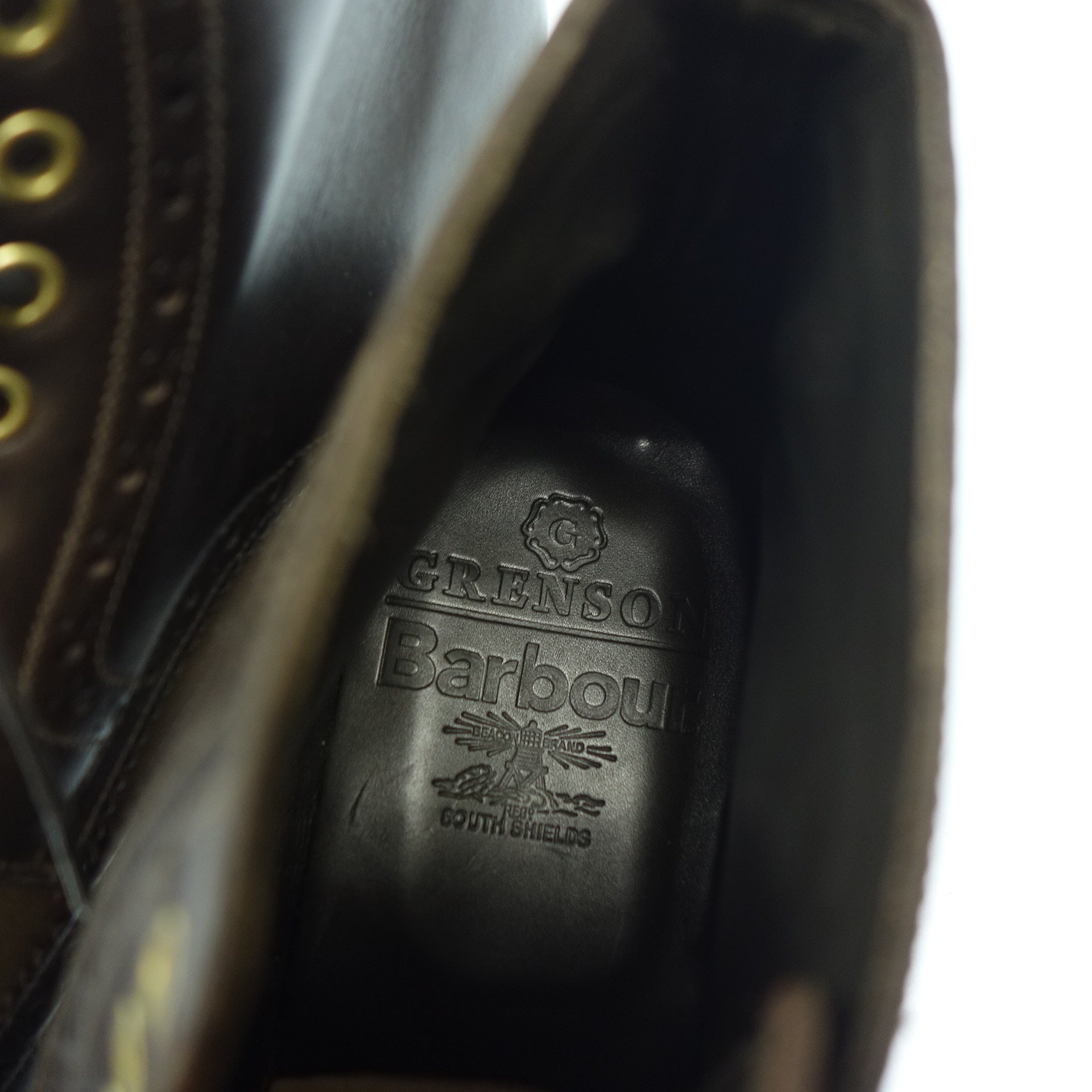 GRENSON】グレンソン Barbour別注 ACKLAM カントリーブーツ カーフ