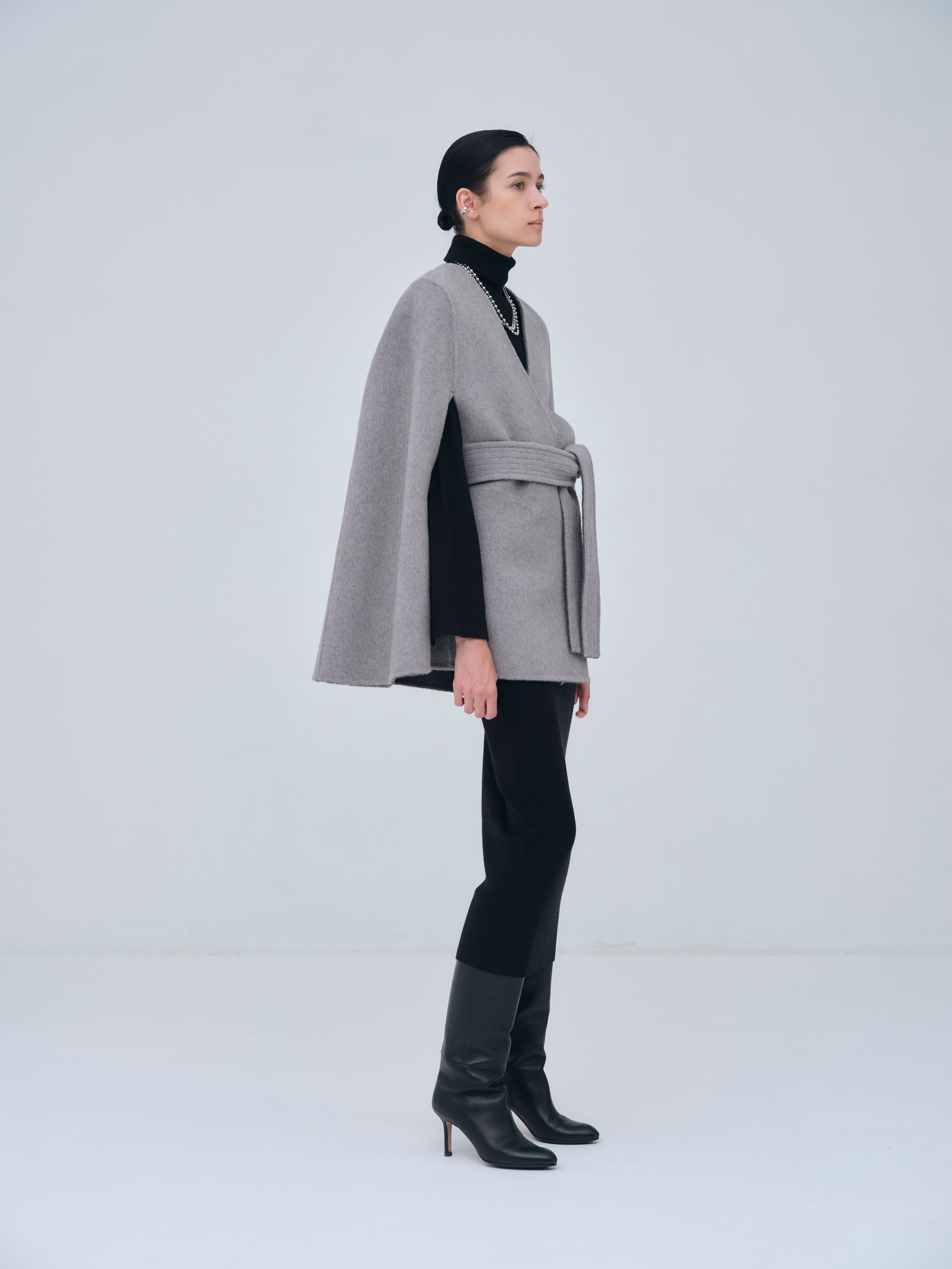 Dual Face Cape Coat – L'AUBE BLANC