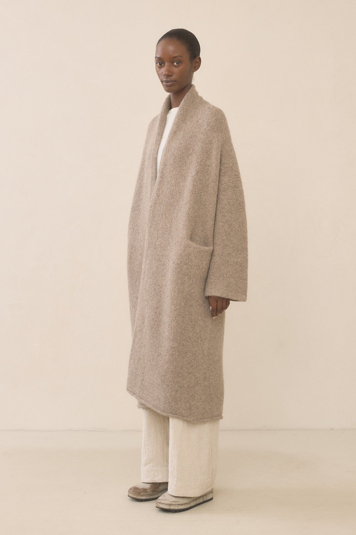 LONG SHAWL CARDIGAN – Lauren Manoogian