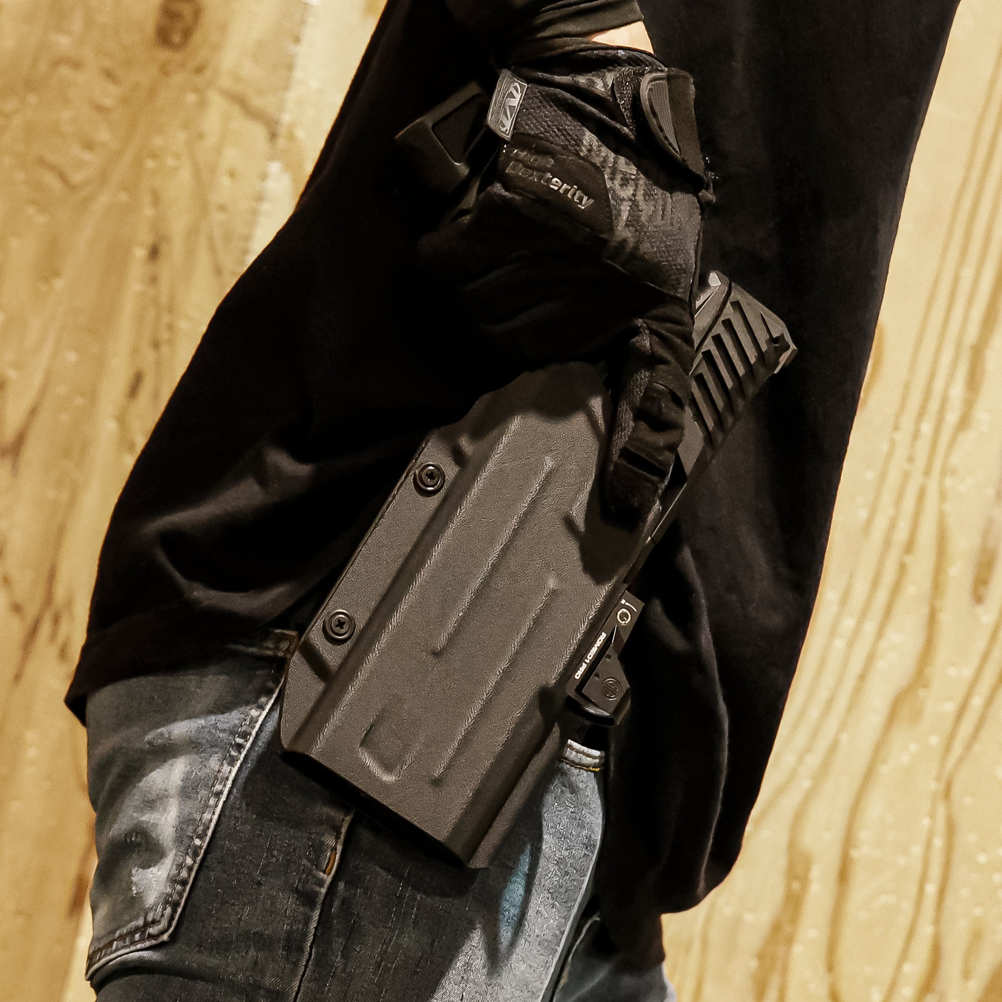 KRYTAC SilencerCo Maxim 9専用カイデックスホルスター【右用】[Battle