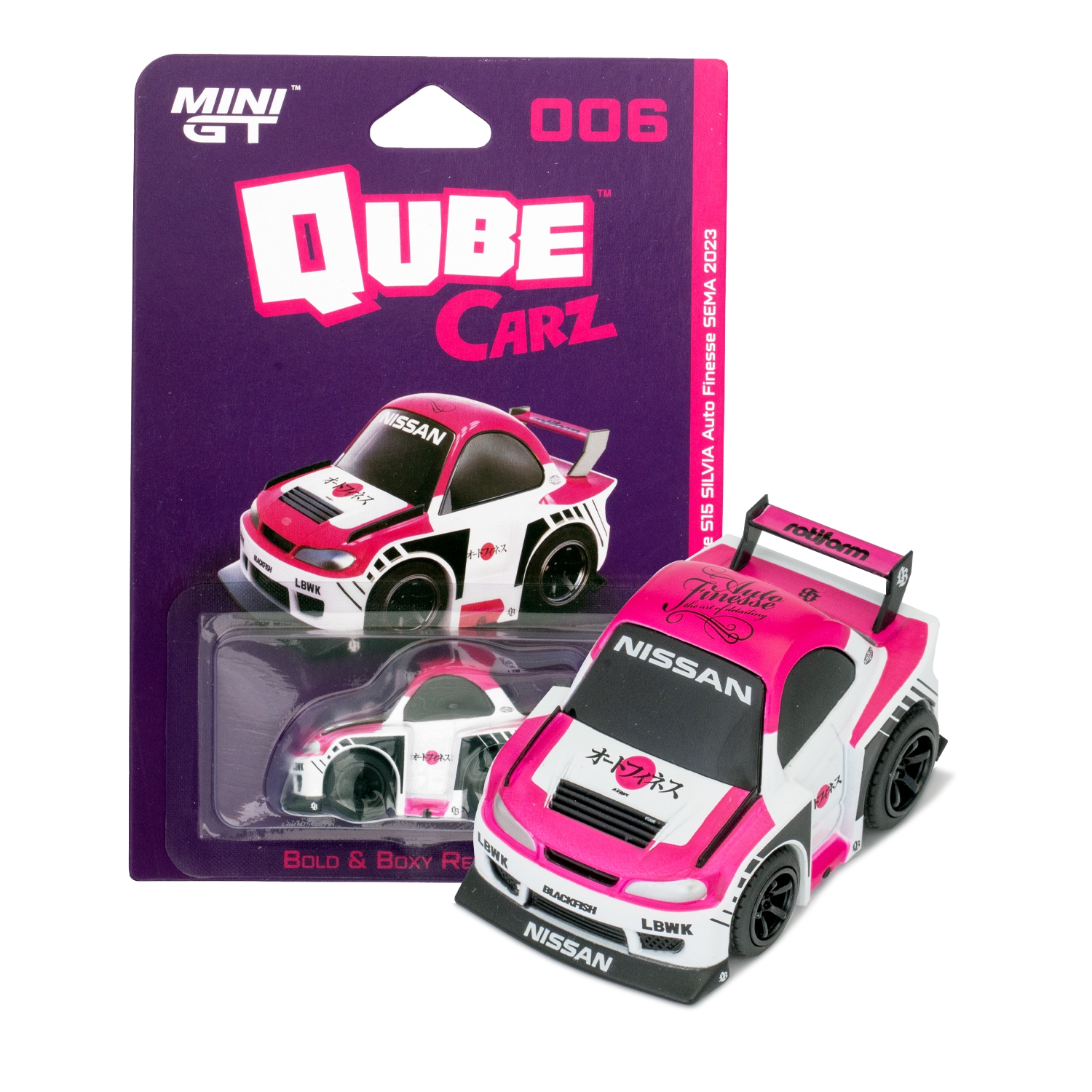 MINI GT 1/64 QubeCarz Combo Ver.1 S15WHPK - LB-ONLINE STORE