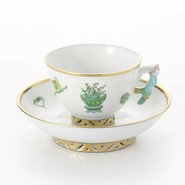 ヘレンド (HEREND) シノワズリ（中国趣味） 西安の黄 SJ 03371-0-21