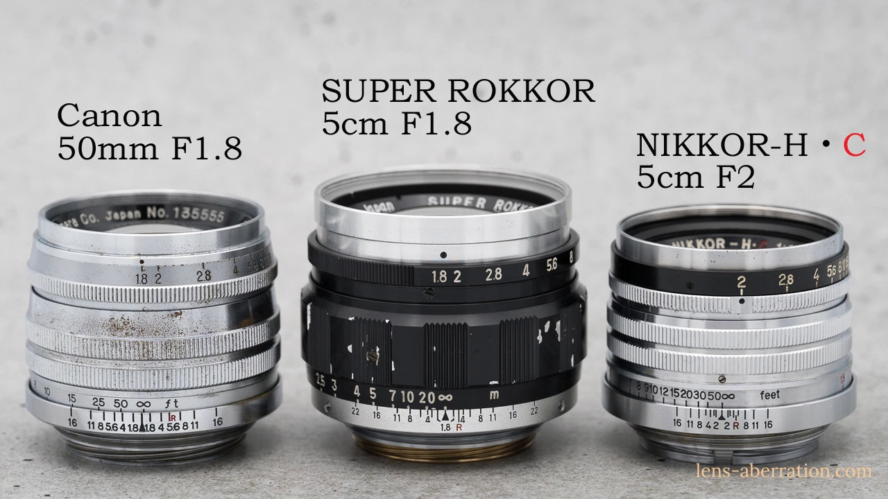 ミノルタ】SUPER ROKKOR 5cm F1.8 (L39) 外観レビュー | 収差Love