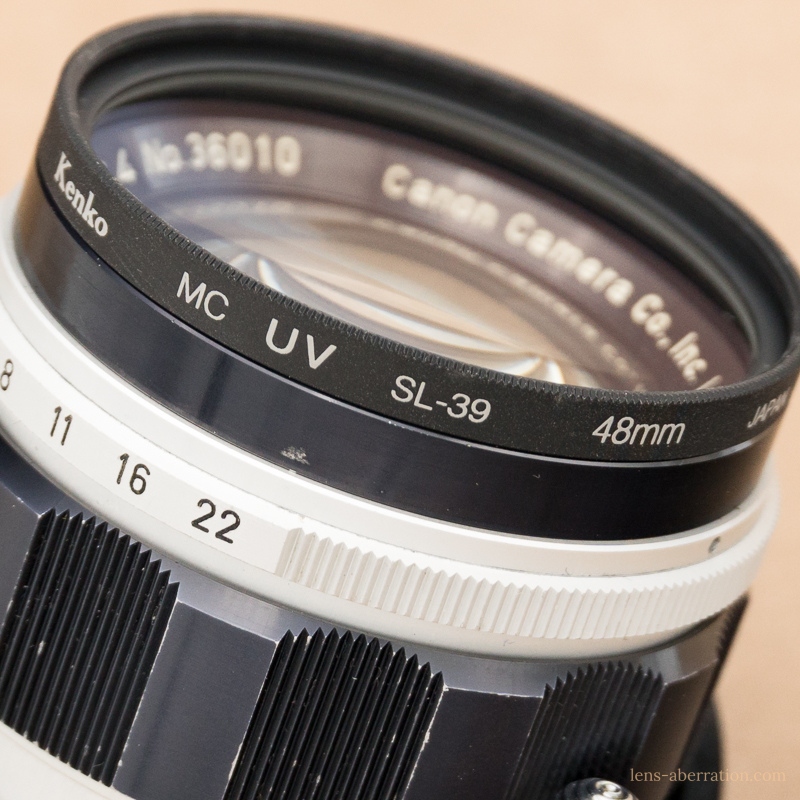 Canon 50mm F1.4 II (L39) 外観レビュー | 収差Love