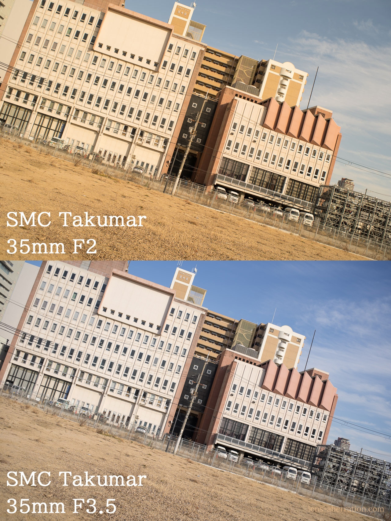 タクマー比較】SMC TAKUMAR 35mm F2 vs. F3.5 | 収差Love